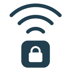 working from home – VPN icon