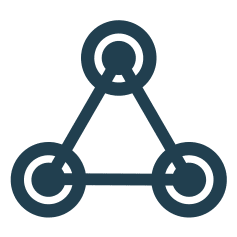 working from home – interconnectivity icon